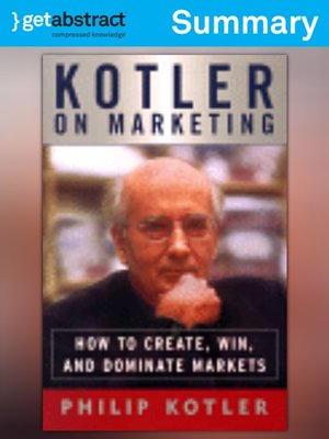 cover image of Kotler on Marketing (Summary)